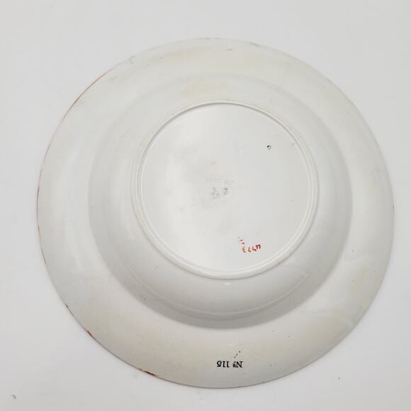 Set of 5 Brownfield & Sons Trademark Soup Plates Ironstone Antique Number 115 - Picture 11 of 16